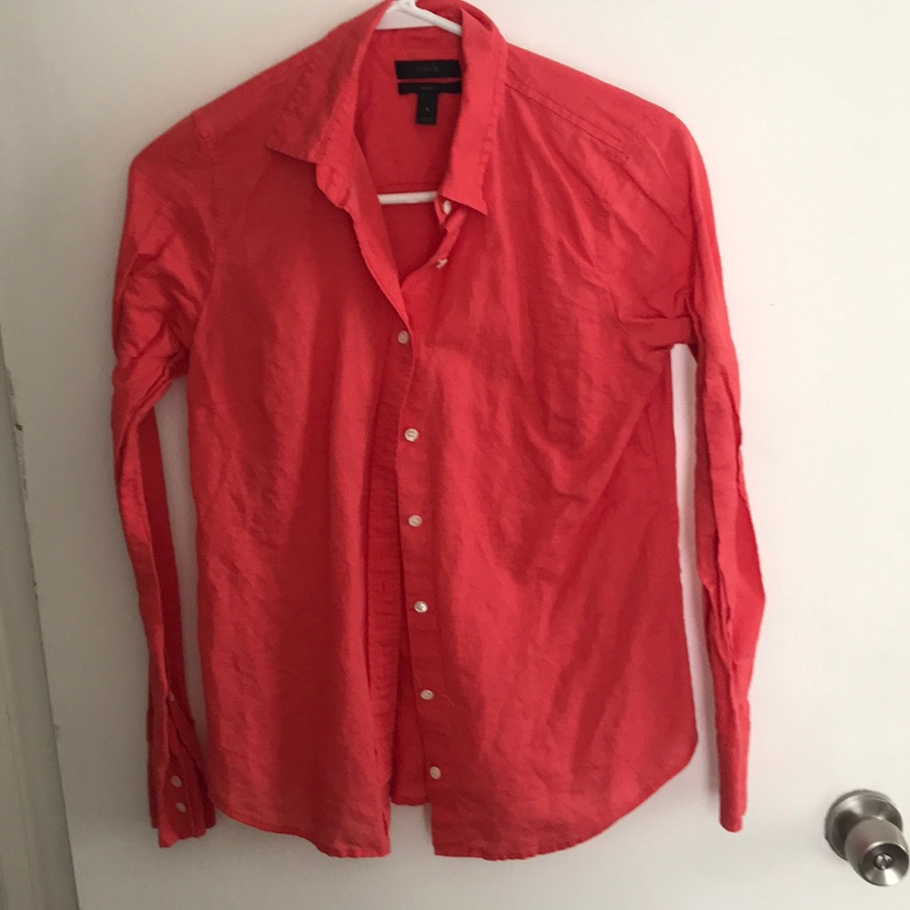 J.Crew Linen Perfect Shirt